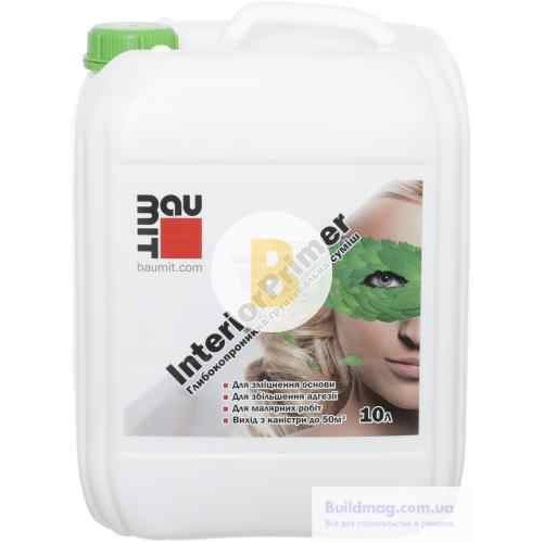 Грунтовка Baumit InteriorPrimer 10 л в магазине Buildmag Грунтовка Baumit InteriorPrimer 10 л