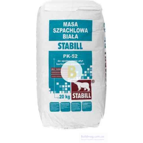 Шпаклевка STABILL РK-52 20 кг в магазине Buildmag Шпаклевка STABILL РK-52 20 кг