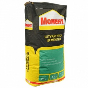 Штукатурка Момент цементная 25 кг