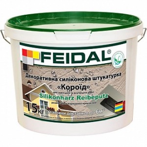 Декоративная штукатурка короед Feidal Silikonharz Reibeputz 2 мм 25 кг