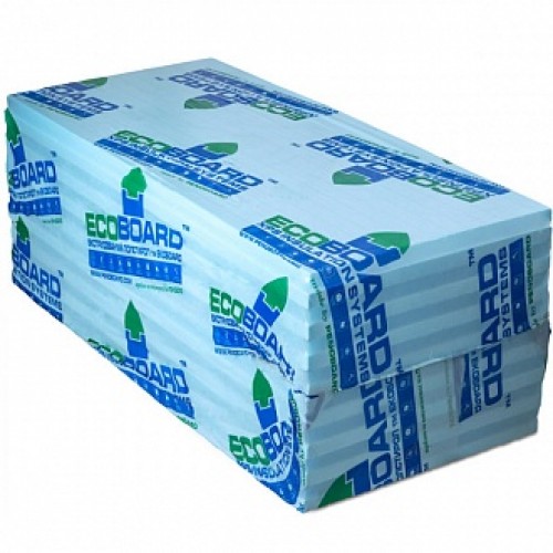 Экструзионный пенополистирол Ecoboard 1200x550x20 мм в магазине Buildmag Экструзионный пенополистирол Ecoboard 1200x550x20 мм