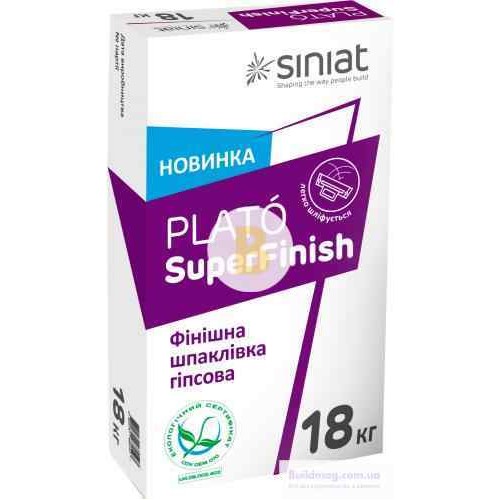 Шпаклевка Siniat Plato Super Finish 18 кг