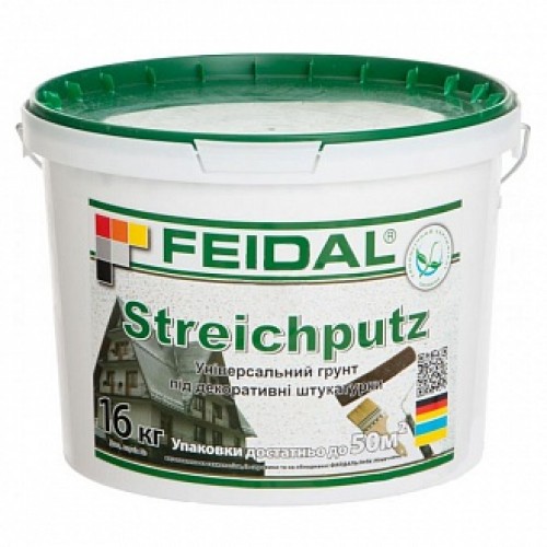 Адгезионная грунтовка Feidal Streichputz UA 16 кг в магазине Buildmag Адгезионная грунтовка Feidal Streichputz UA 16 кг