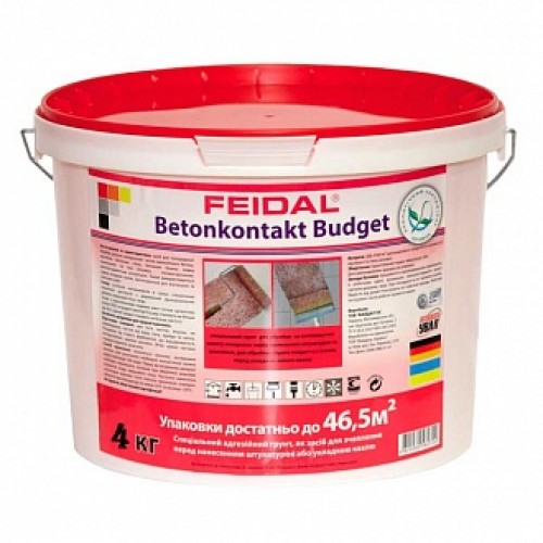 Адгезионная грунтовка Feidal Betonkontakt budget 4 кг в магазине Buildmag Адгезионная грунтовка Feidal Betonkontakt budget 4 кг