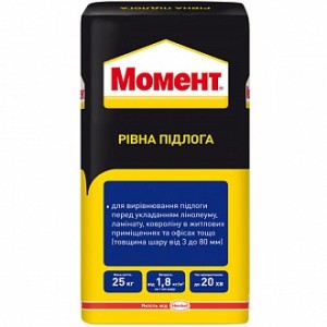 Самовыравнивающийся пол Момент Ровный пол 25 кг