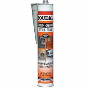 Клей-герметик SOUDAL PU Sealant 300 мл серый