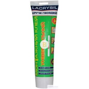 Монтажный клей Lacrysil Круче 100 Гвоздей универсальный белый 200 г