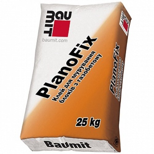 Клей для блоков Baumit PlanoFix 25 кг в магазине Buildmag Клей для блоков Baumit PlanoFix 25 кг