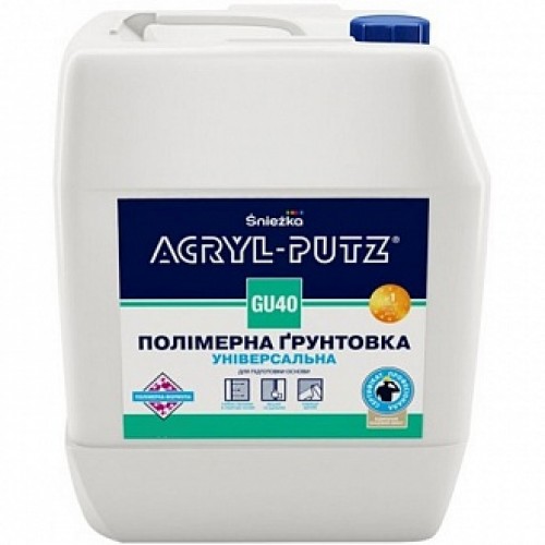Грунтовка глубокого проникновения Sniezka Acryl-putz GU40 5 л