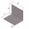 Перфорированный крепежный уголок 80x80x80мм 2мм