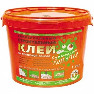 Клей монтажный универсальный Lacrysil Сумасшедшая липучка 1,2 кг