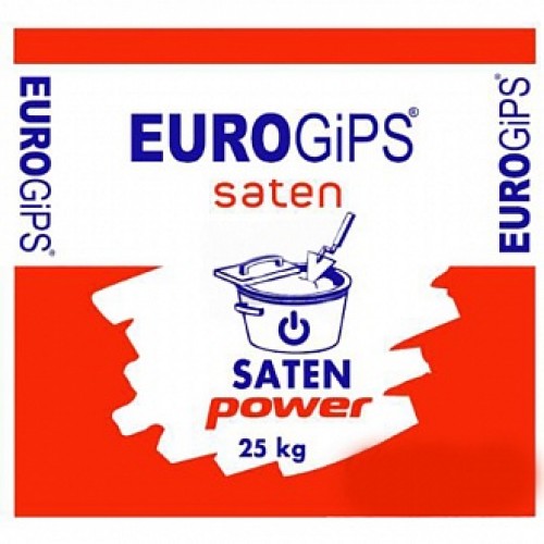 Шпаклевка EUROGIPS SatenPower 25 кг в магазине Buildmag Шпаклевка EUROGIPS SatenPower 25 кг
