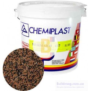 Декоративная штукатурка мозаичная Chemiplast Resimarm 437 2,5 мм 20 кг