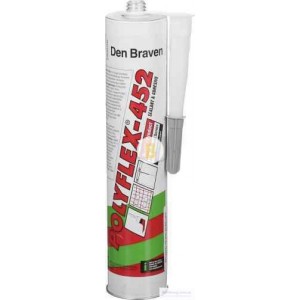 Клей-герметик Den Braven Zwaluw Polyflex 452 300 мл белый