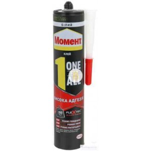 Клей-герметик Момент Flextec Moment One For All High Tack 440 г белый