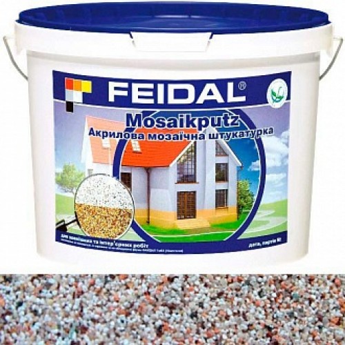 Декоративная штукатурка мозаичная Feidal Mosaikputz mini А16 0,63-2 мм 15 кг в магазине Buildmag Декоративная штукатурка мозаичная Feidal Mosaikputz mini А16 0,63-2 мм 15 кг