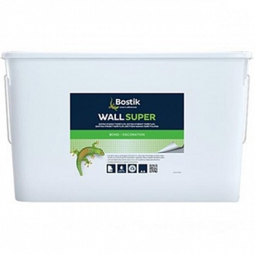 Клей для обоев Bostik Wall Super 15 л в магазине Buildmag Клей для обоев Bostik Wall Super 15 л