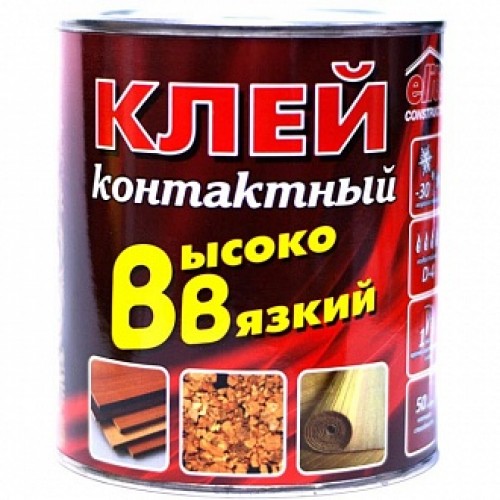 Клей контактный Elite Construction высоковязкий 0,8 л в магазине Buildmag Клей контактный Elite Construction высоковязкий 0,8 л