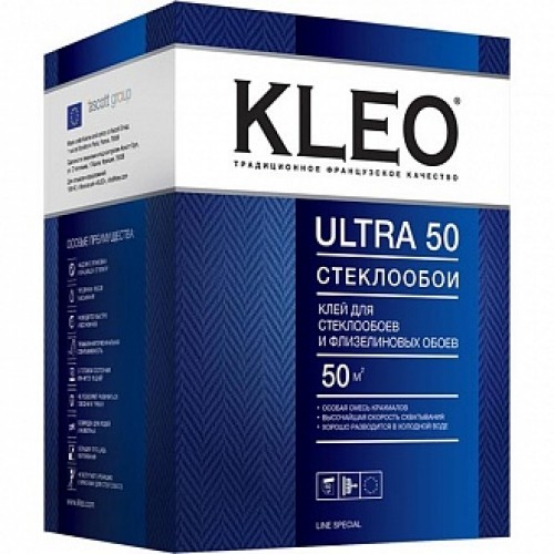 Клей для стеклообоев Kleo ULTRA 500 г в магазине Buildmag Клей для стеклообоев Kleo ULTRA 500 г