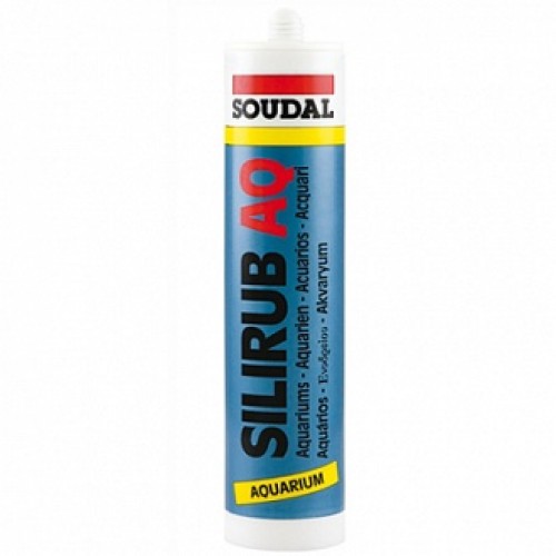 Клей-герметик SOUDAL SILIRUB AQ для аквариумов 310 мл прозрачный