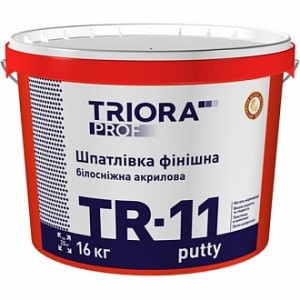 Шпаклевка Triora TR-11 putty белоснежная 1,5 кг