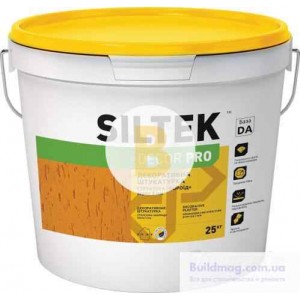 Декоративная штукатурка короед Siltek DECOR PRO База DА 2 мм 25 кг