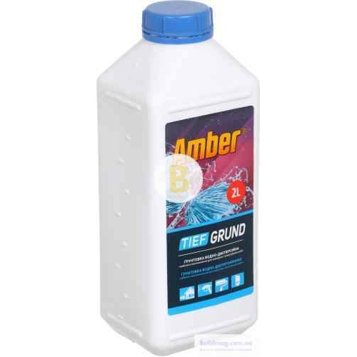 Грунтовка глубокого проникновения Amber Tief Grund 2 л в магазине Buildmag Грунтовка глубокого проникновения Amber Tief Grund 2 л