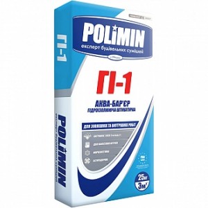 Гидроизоляционная смесь Polimin GI-1 Aqua barrier 25 кг