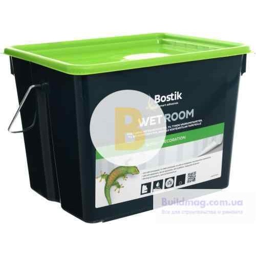Клей для обоев Bostik Wet Room 5 л в магазине Buildmag Клей для обоев Bostik Wet Room 5 л