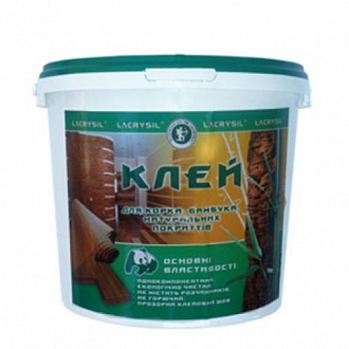 Клей для пробки, бамбука, натуральных покрытий LACRYSIL 4,5 кг в магазине Buildmag Клей для пробки, бамбука, натуральных покрытий LACRYSIL 4,5 кг