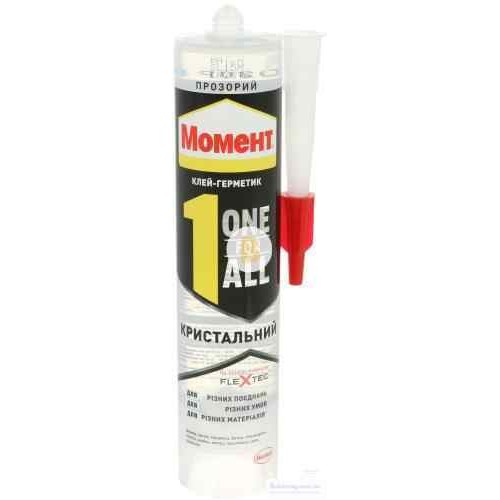 Клей-герметик Момент Flextec Moment One For All Crystall 290 г