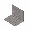 Перфорированный крепежный уголок 80x80x100мм 2,5мм