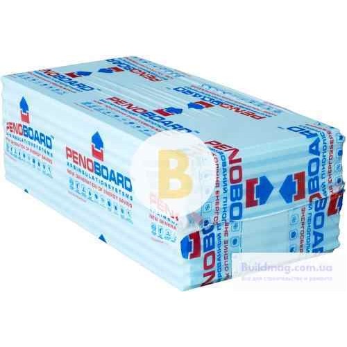Экструзионный пенополистирол PENOBOARD 2500x600x50 мм в магазине Buildmag Экструзионный пенополистирол PENOBOARD 2500x600x50 мм