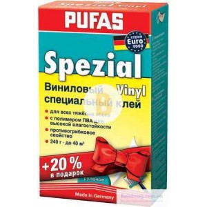 Клей для обоев PUFAS Euro 3000 200 г + 20% в подарок