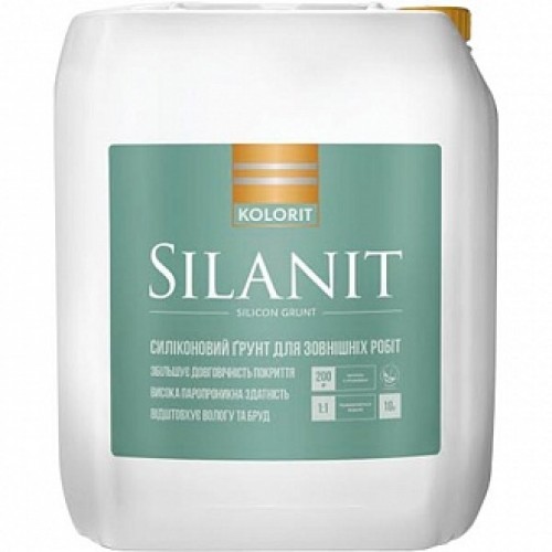 Грунтовка глубокого проникновения Kolorit Silanit 10 л в магазине Buildmag Грунтовка глубокого проникновения Kolorit Silanit 10 л