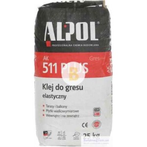 Клей для плитки Alpol AK 511 PLUS 25 кг