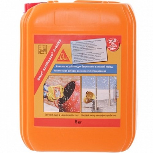 Пластификатор Sika Antifreeze Arkitka 5 л в магазине Buildmag Пластификатор Sika Antifreeze Arkitka 5 л