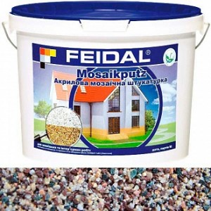 Декоративная штукатурка мозаичная Feidal Mosaikputz maxi C34 1-4 мм 25 кг