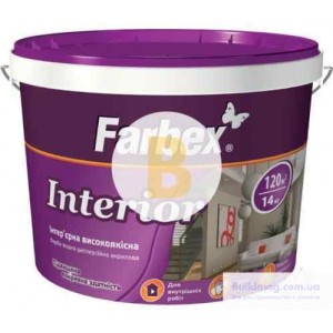 Краска акриловая Farbex Interior база С мат база под тонировку 3,6 кг