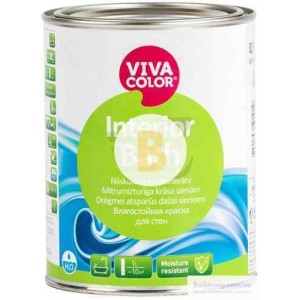 Краска Vivacolor Interior Bath, база А белый 0,9 л 1,13 кг