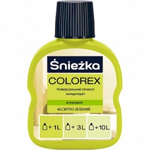 Пигмент Sniezka Colorex светло-зеленый 100 мл