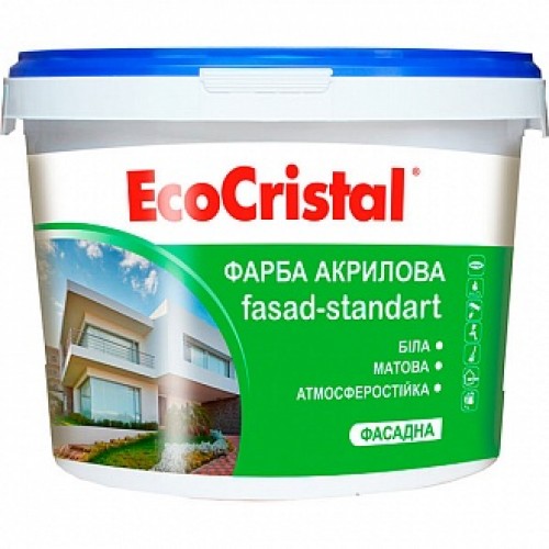 Краска EcoCristal EcoCristal ИР-131 белый 10 л в магазине Buildmag Краска EcoCristal EcoCristal ИР-131 белый 10 л