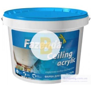 Краска акриловая Fazenda Ceiling мат 1,2 кг