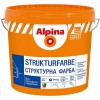 Краска структурная EXPERT Strukturfarbe Alpina белый 16 л 16 кг