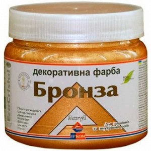 Краска декоративная акриловая Ircom Decor бронзовый 0,1 л