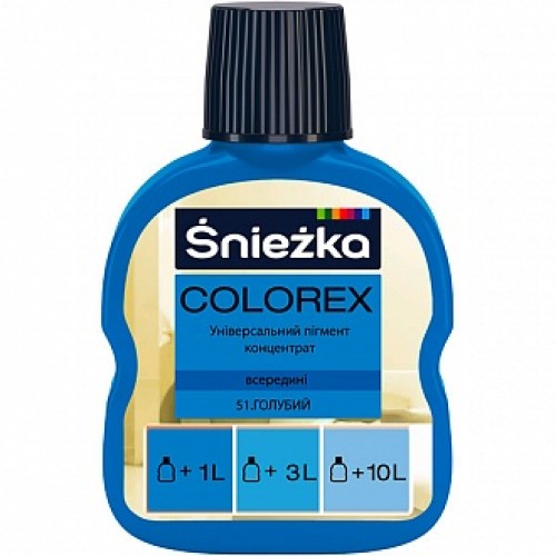 Пигмент Sniezka Colorex голубой 100 мл