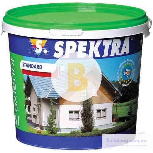 Краска SPEKTRA Standard белый 5 л 7 кг в магазине Buildmag Краска SPEKTRA Standard белый 5 л 7 кг