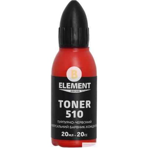 Колер Element Decor Toner пурпурно-красный 20 мл в магазине Buildmag Колер Element Decor Toner пурпурно-красный 20 мл