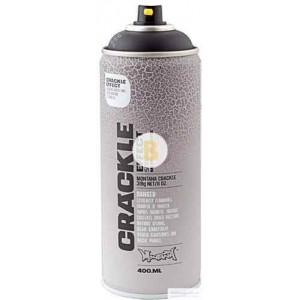 Краска аэрозольная Montana CRACKLE EFFECT черный мат 400 мл