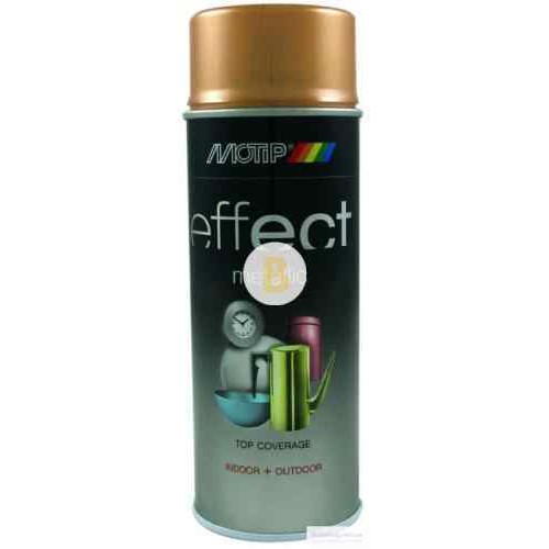 Аэрозольная краска Motip Deco Effect с эффектом металлик античное золото 400 мл